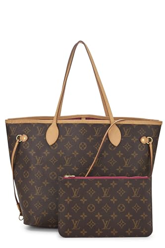 Louis Vuitton, Pre-Loved Pink Monogram Canvas Neo Neverfull MM, Pink