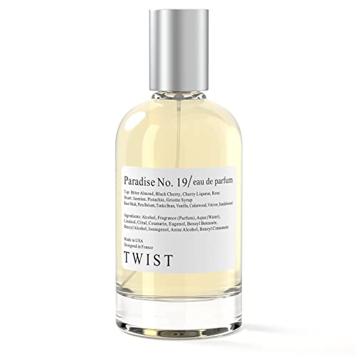 Twist - Paradise No. 19 - Eau de Parfum inspirée de Lost Cherry de Tom Ford, Parfum longue durée pour femme et homme, Sans paraben, Végétalien, Ingrédients propres, Parfum unisexe - Spray 100 ml | 3,4 fl. oz.