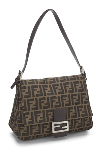 Fendi, Mama en toile Zucca marron pré-aimée, Marron