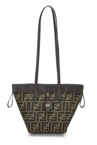 Fendi, Pre-Loved Brown Zucca Canvas Origami Mini, Brown