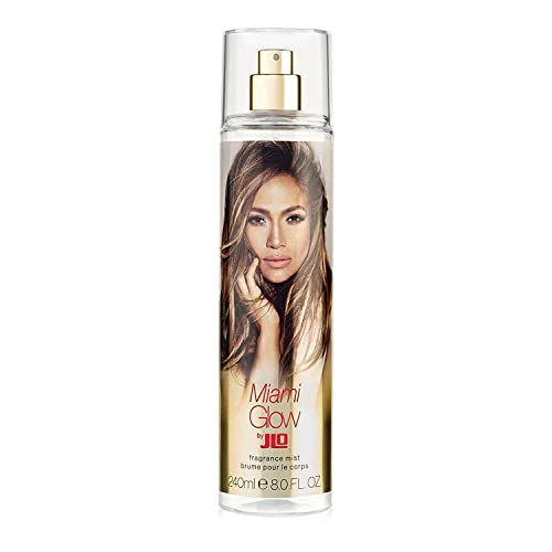 Jennifer Lopez Miami Glow Body Mist, A Sizzling, Sunny Light Fragrance for Women, 8Fl Oz (240ml)