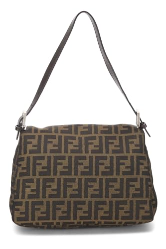 Fendi, Mama en toile Zucca marron pré-aimée, Marron