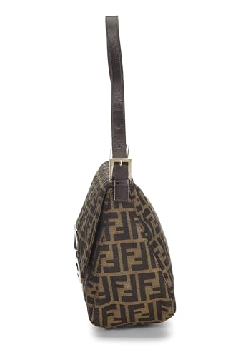 Fendi, Pre-Loved Brown Zucca Canvas Mama, Marrón