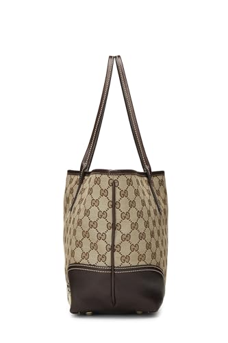 Gucci, sac fourre-tout Britt en toile GG d'origine d'occasion, marron