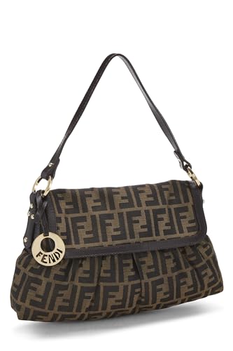 Fendi, sac à dos Zucca Canvas Chef Small d'occasion, marron