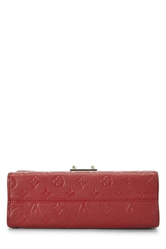 Louis Vuitton, Pre-Loved Cherry Monogram Empreinte Saint Sulpice PM, Red