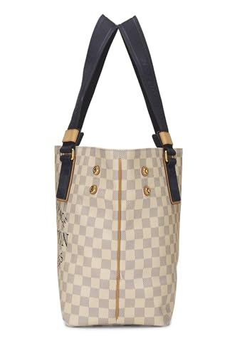 Louis Vuitton, Pre-Loved Damier Azur Plein Soleil Cabas PM, White