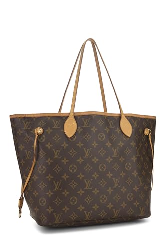 Louis Vuitton, Neverfull MM NM en toile monogram rose d'occasion, rose