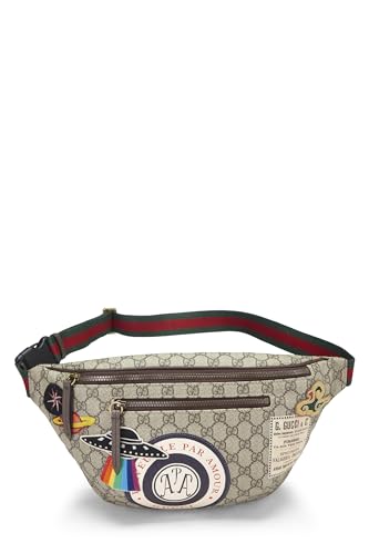 Gucci, Pre-Loved Brown Original GG Supreme Canvas Courrier Waist Pouch, Brown