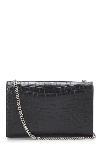 Yves Saint Laurent, Kate Tassel Medium, noir gaufré, d'occasion