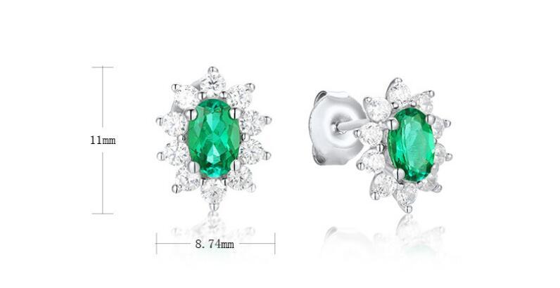 Women Minority Design Jewelry S925 Silver Stud Earrings