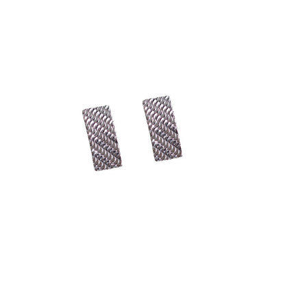 Letter Rectangular Geometric Earring Clasp Simple