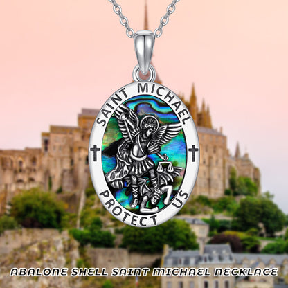 bijoux en argent sterling pendentif médaille pièce de monnaie saint michael bijoux ioniques pour hommes