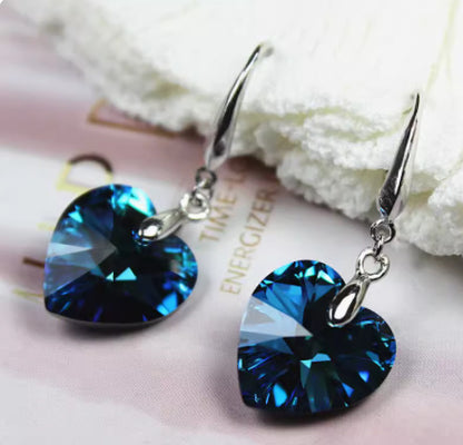 Pendientes Love en Plata Pura para Mujer