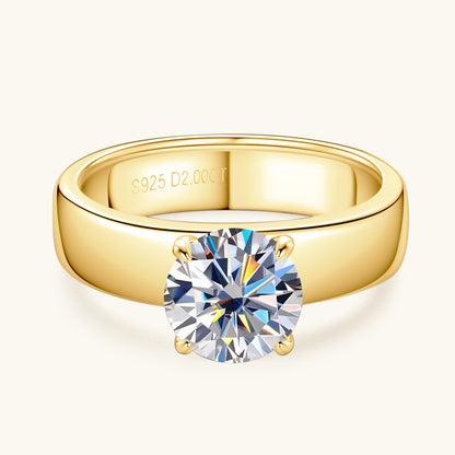 Moissanite Wedding Ring European And American