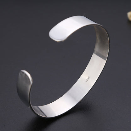 Sterling Silver Jewelry Simple   Bracelet