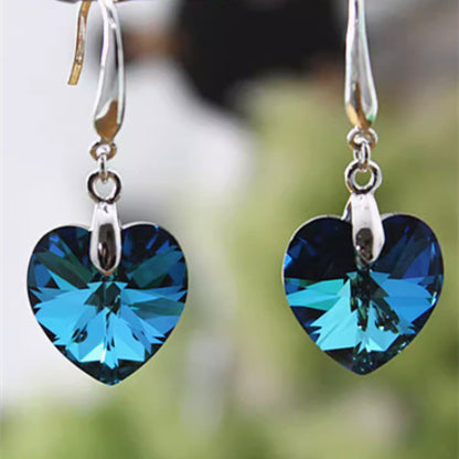 Boucles d'oreilles Love en argent pur pour femme