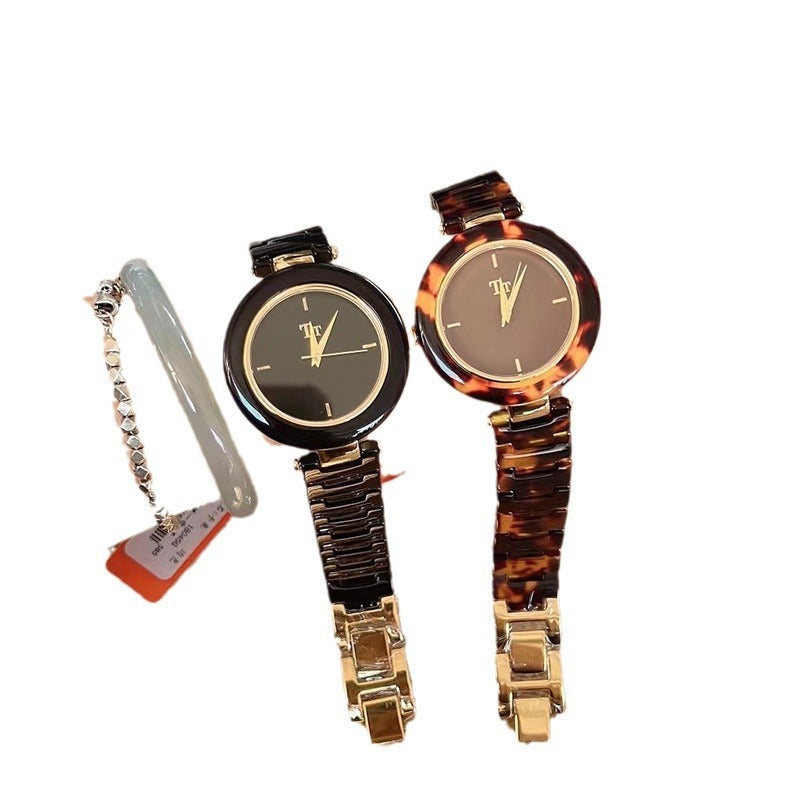 Montre pour femme Hawksbill Amber Retro Fashion Saving High Sense