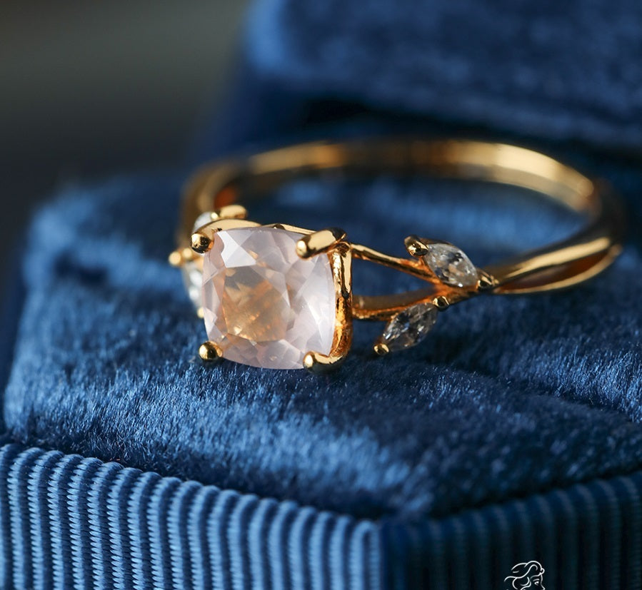 S925 Sterling Silver Simple Gold Plated Ring