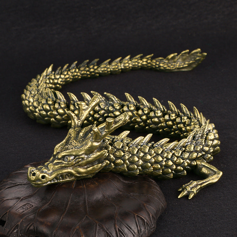 New Antique Old 3D Living Dragon Ornament