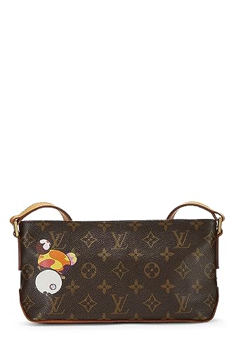 Louis Vuitton, Trotteur Panda de lona con monograma de Takashi Murakami x Louis Vuitton de segunda mano, marrón