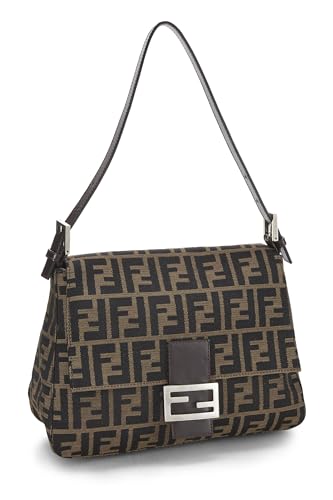 Fendi, Pre-Loved Brown Zucca Canvas Mama, Marrón