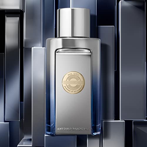 Antonio Banderas The Icon Elixir Eau De Perfume Para Hombre - Larga Duración - Aroma Fresco, Elegante Y Sexy - Notas Especiadas, Marinas Y Amaderadas - Ideal Para Eventos Especiales - 3.4 Fl Oz