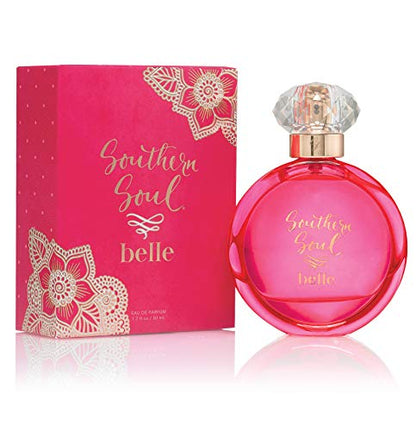 Parfum Southern Soul Belle de Tru Western - Eau de Parfum Spray Lumineuse et Coquine pour Femme - Parfum Floral Fruité aux Notes d'Hibiscus, de Pêche de Géorgie et de Crème à la Vanille - 1,7 fl oz | 50 ml