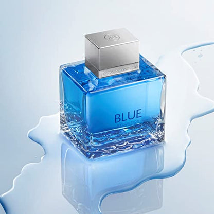 Perfumes Antonio Banderas - Blue Seduction - Eau de toilette para hombre - Larga duración - Fragancia fresca e informal - Ideal para usar durante el día - 6.7 Fl. Oz