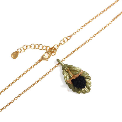 Plant Jewelry Leaf Necklace Mori Style Short Necklace Female