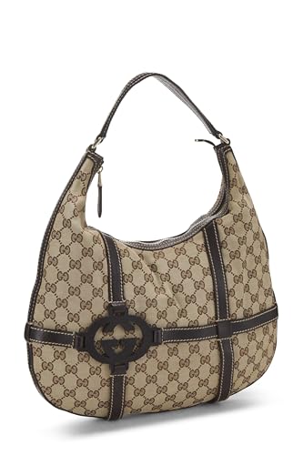 Gucci, Pre-Loved Brown Original GG Canvas Royal Hobo, Brown