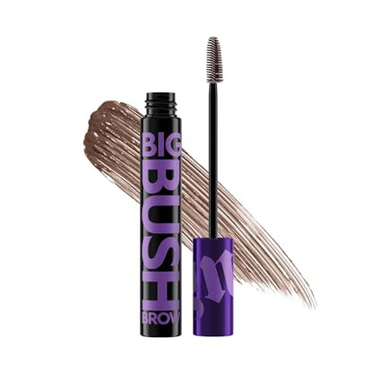 Urban Decay Big Bush Volumizing Tinted Brow Gel (Brunette Betty - Warm Brown), Waterproof, Smudge-Resistant, Flake-Resistant, Buildable Brow Gel Fibers, Up to 24 HR Hold - 0.19 fl oz