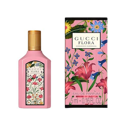 Gucci Flora Magnifique Gardenia Eau De Parfum ~ Mini Splash Top 0,16 Fl Oz