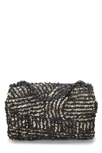 Chanel, Pre-Loved Multicolor Sequin Half Flap Mini, Multi