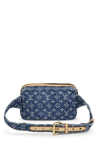 Louis Vuitton, Pre-Loved Monogram Denim Bumbag, Blue