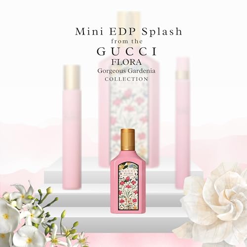 Gucci Flora Magnifique Gardenia Eau De Parfum ~ Mini Splash Top 0,16 Fl Oz