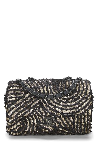 Chanel, Pre-Loved Multicolor Sequin Half Flap Mini, Multi