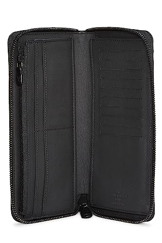 Louis Vuitton, portefeuille vertical zippé Shadow Monogram noir d'occasion, noir