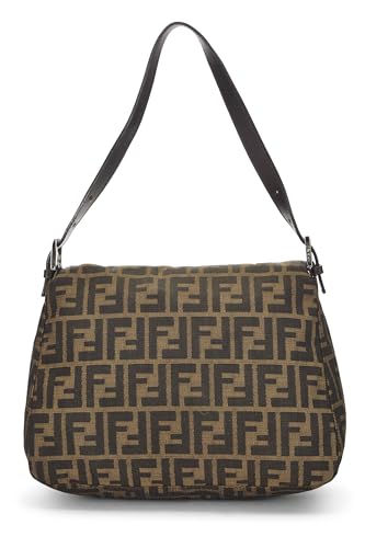 Fendi, Pre-Loved Brown Zucca Canvas Mama, Brown