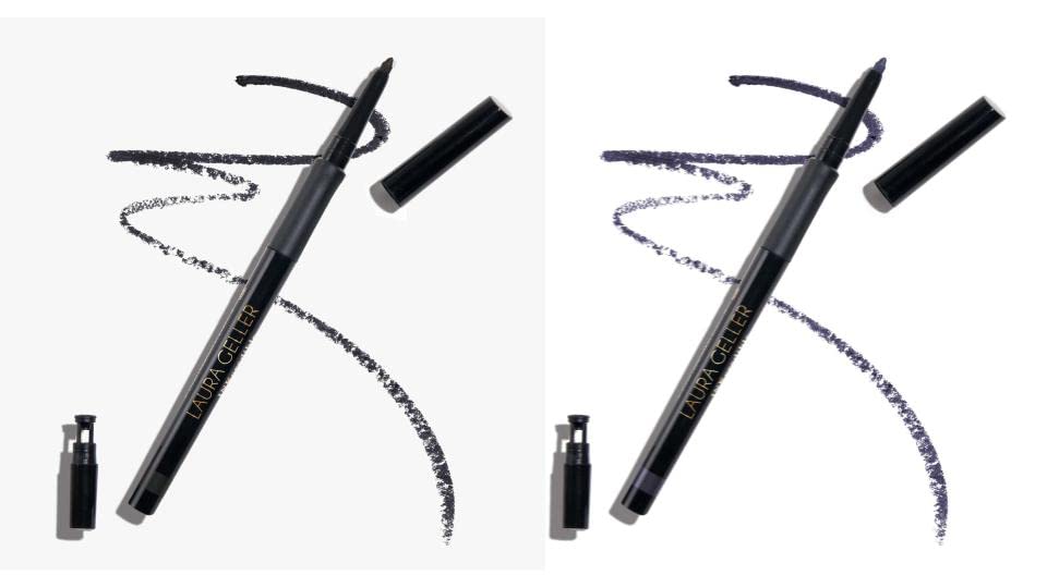 LAURA GELLER NEW YORK INKcredible Precise Gel Waterproof Smudge-proof Eyeliner Pencil with Built in Sharpener, Indigo Night + Blackbird (2 PC)