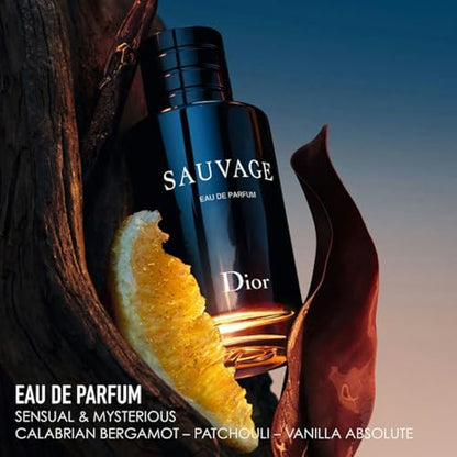 Dior Sauvage Eau de Parfum Spray para hombres 3.4 onzas