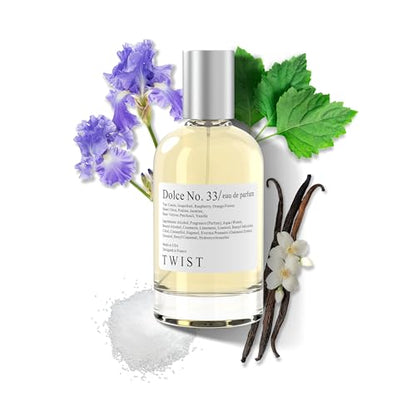 Twist Dolce No. 33 - Eau De Parfum Inspirée De La Vie Est Belle, Parfum Longue Durée Pour Femme, Sans Paraben, Végétalien, Ingrédients Clean, Parfum - Spray 100 ml | 3,4 fl. oz.