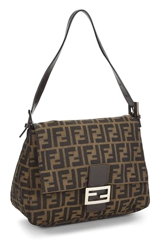 Fendi, Mama en toile Zucca marron pré-aimée, Marron