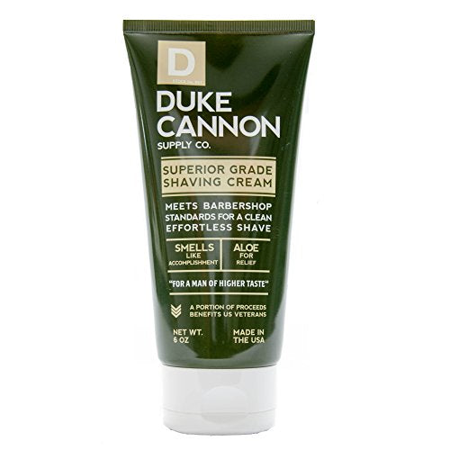 Crema de afeitar de calidad superior Duke Cannon, 6 oz