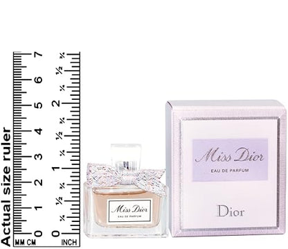 Eau de Parfum Mini Splash de Miss Dior para mujer, 0,17 onzas