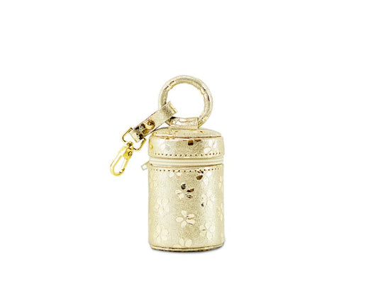 ANIMA IRIS, Centuary Baby Bucket Bag, Micro, White and Gold