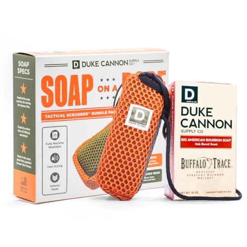 Barre de savon Big American Bourbon de Duke Cannon Supply Co. - Nettoyeur tactique