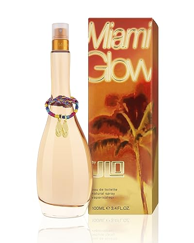 Jennifer Lopez Miami Glow de Jennifer Lopez para mujer. Eau de Toilette en spray de 3,4 onzas