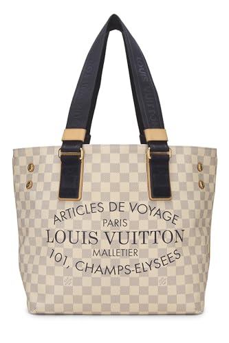 Louis Vuitton, Cabas PM Damier Azur Plein Soleil pré-aimé, Blanc