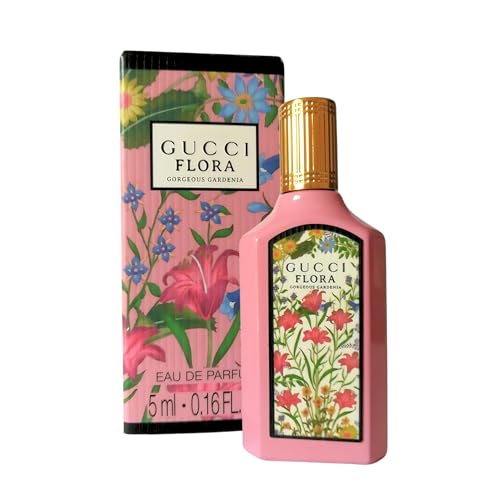 Gucci Flora Gorgeous Gardenia Eau De Parfum ~ Mini Splash Top 0,16 onzas líquidas